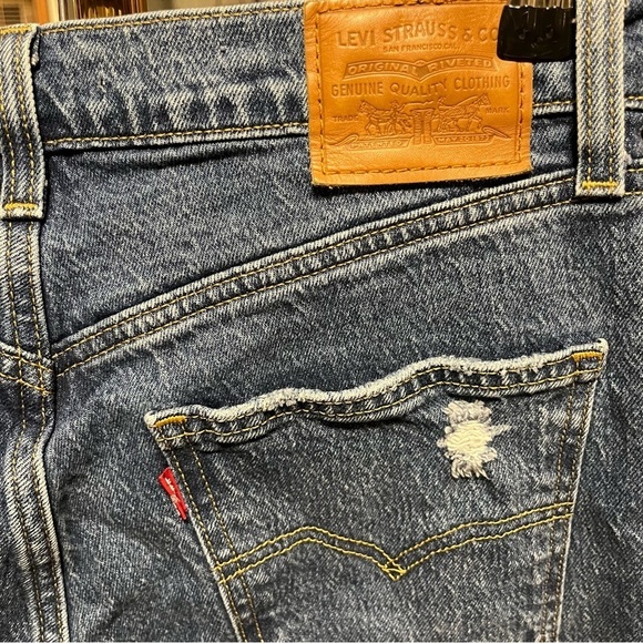 LEVI’S ~ 70s High Flare Women’s Blue Medium Wash Jeans Size 29 - Picture 9 of 13